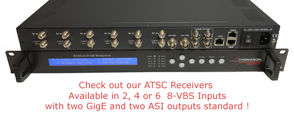 Digital ATSC (8-VSB) Receivers/Demods/Muxing